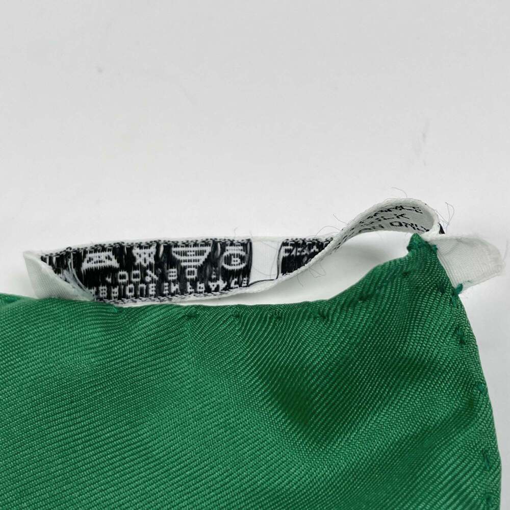 HERMES Green Silk Scarf - Picture 3 of 5